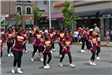 Children walking during Memorial day parade