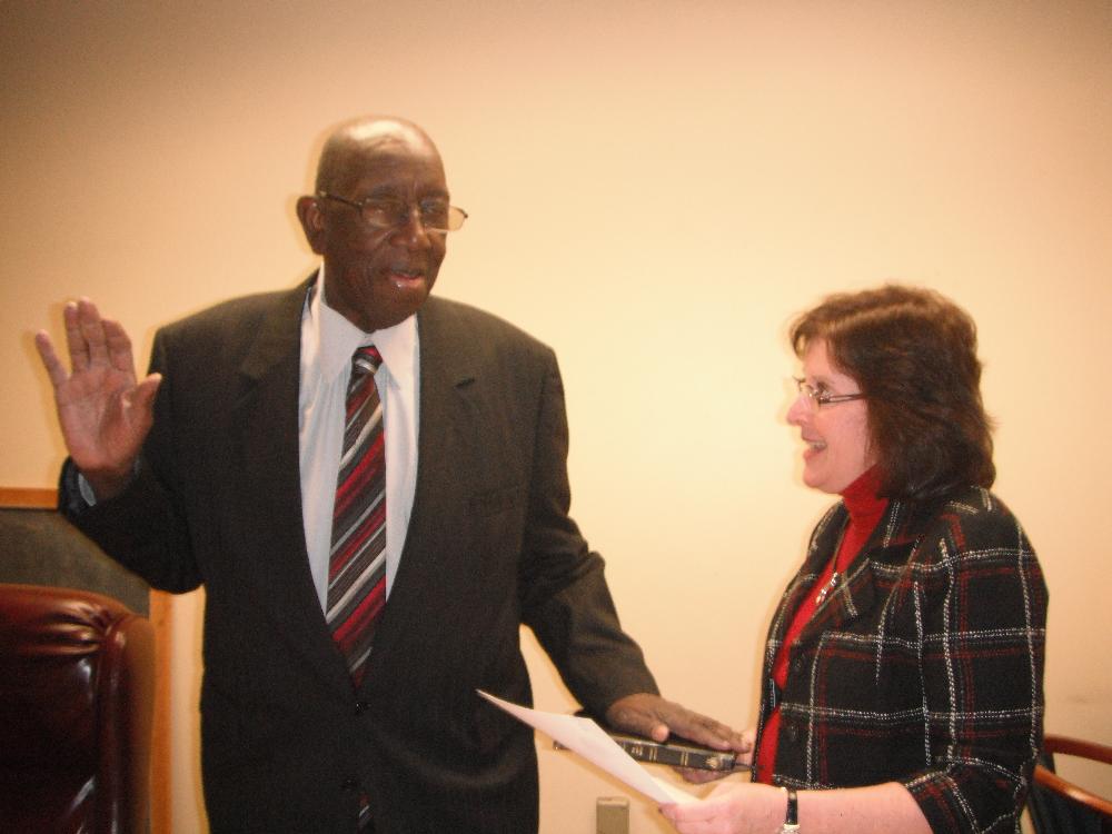 Council member swearing in