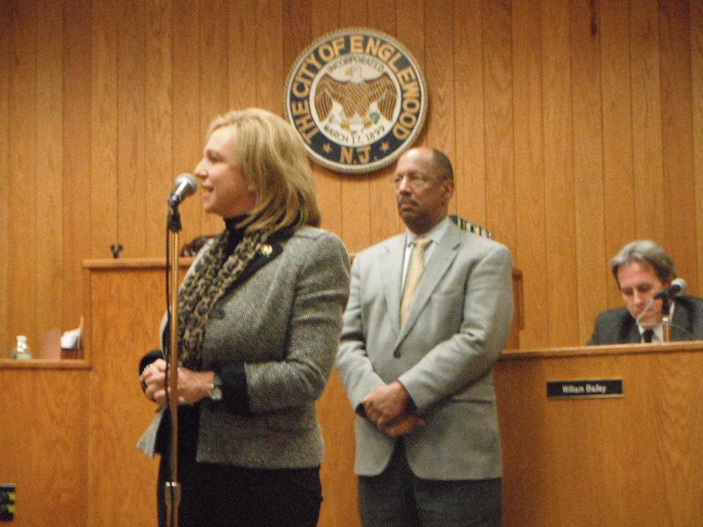 Speaker at a meeting