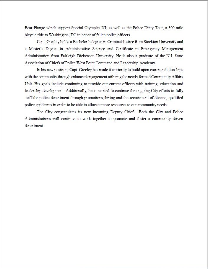Deputy Chief Press Release Pg 2