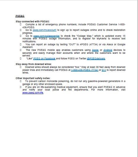 Weather Announcement from City Manager - 10-25-21 Pg. 2