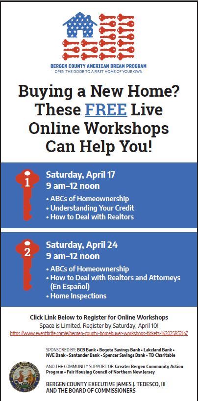 Online Workshops on Buying a New Home