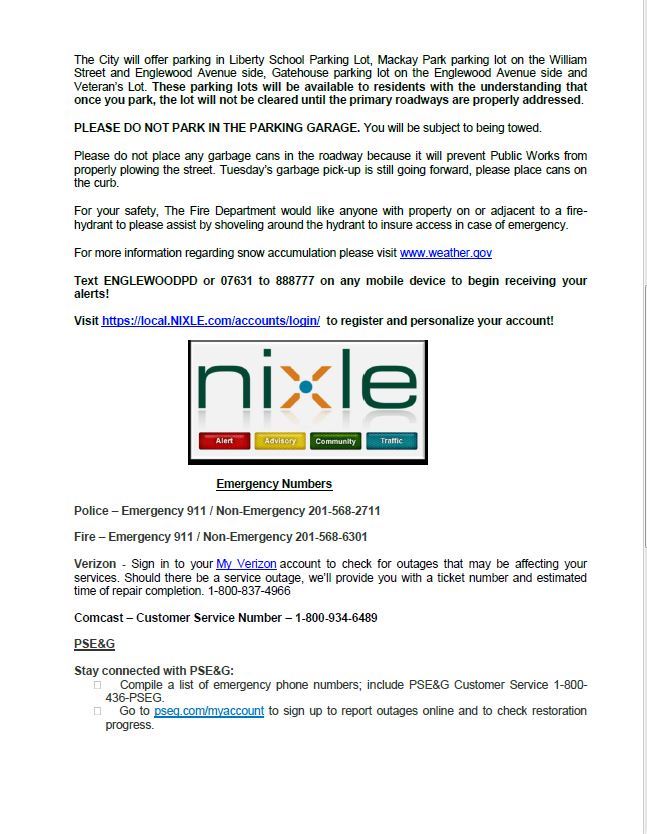 Winter Weather Announcement from City Manager 2-8-21 Page 2