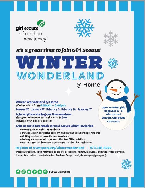 Girl Scouts Winter Wonderland