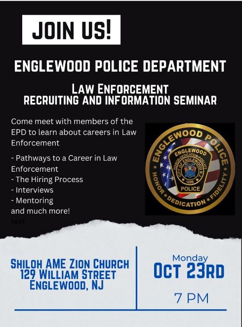 Englewood PD Lawn Enforcement Recruiting and Information Seminar