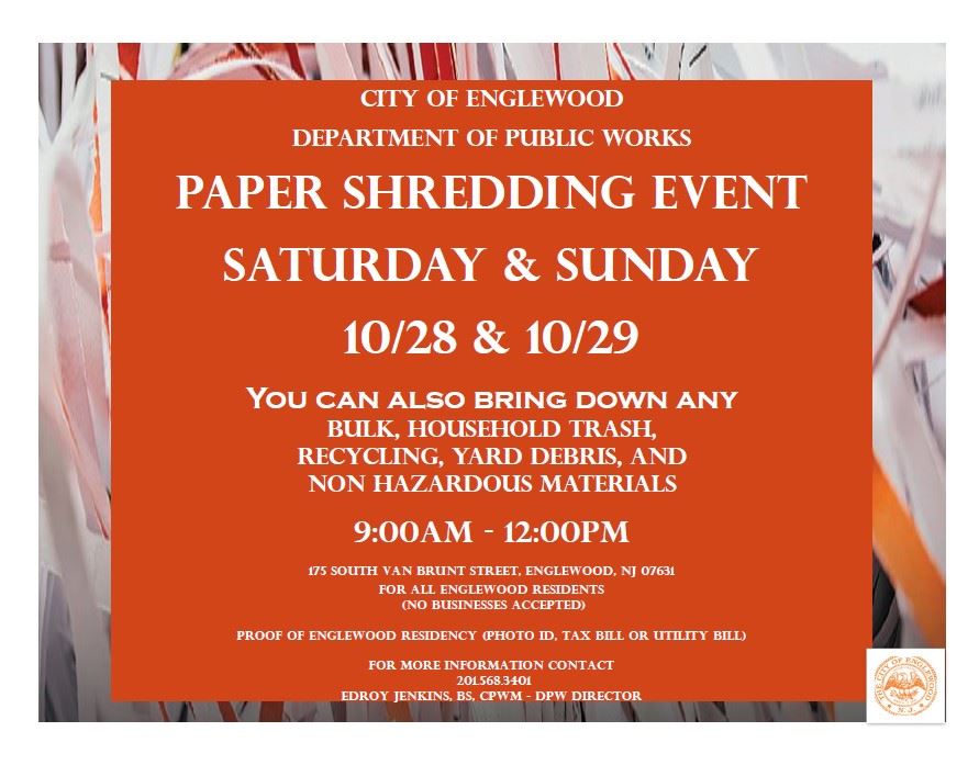 Paper Shredding Event October 2023